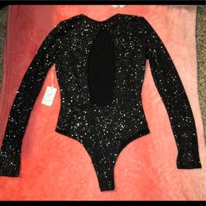 Sparkly body suit